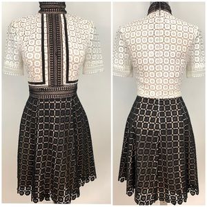 Illusion Neckline Lace Dress